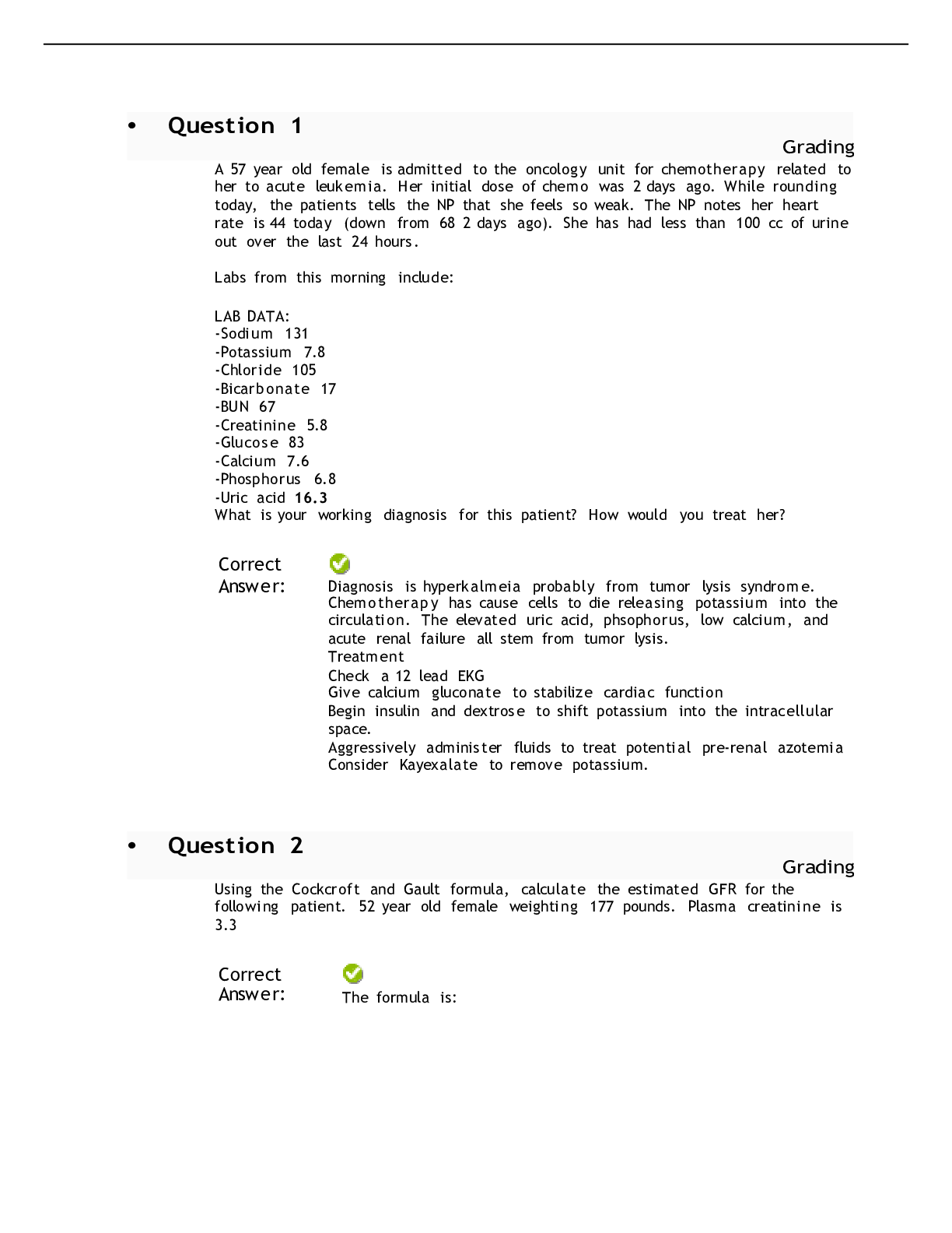 Preview of NRNP 6566 Week 10 Knowledge Check 100% answers